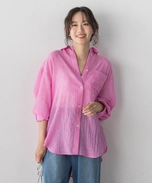 ボイルシャンブレーシャツ