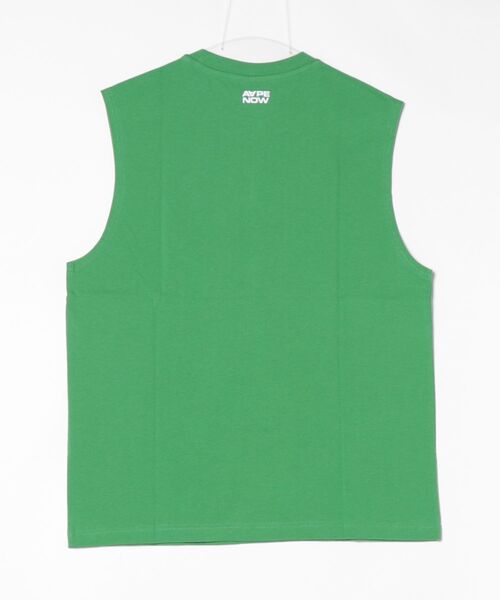 AAPE BY A BATHING APE（エーエイプバイアベイシングエイプ）の「AAPE NOW TANKTOP（タンクトップ・メンズ・ホワイト/ブラック/ダークグリーン・MEDIUM/SMALL/X-LARGE/LARGE）」の15枚目の写真
