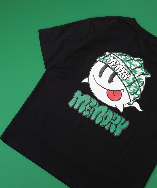 #MEMORY(メモリー)の「【MEMORY】オバケ ヘビーウェイトTシャツ / Ghost Heavyweight T-Shirt(Tシャツ/カットソー・メンズ・ホワイト/ブラック系1/ブラック系2・M/L/XL)」の3枚目の写真