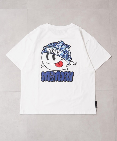 #MEMORY(メモリー)の「【MEMORY】オバケ ヘビーウェイトTシャツ / Ghost Heavyweight T-Shirt(Tシャツ/カットソー・メンズ・ホワイト/ブラック系1/ブラック系2・M/L/XL)」の6枚目の写真