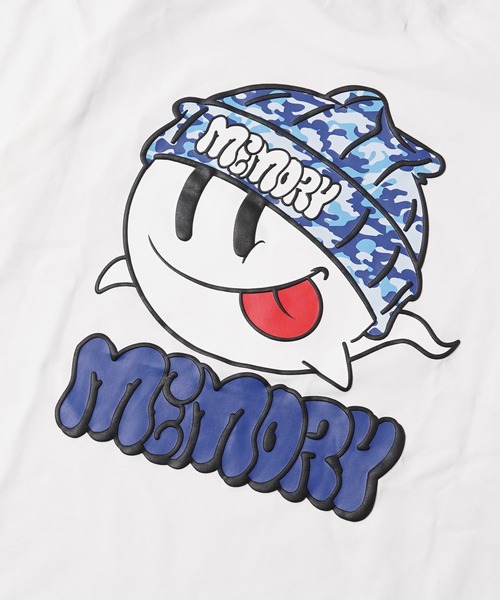 #MEMORY(メモリー)の「【MEMORY】オバケ ヘビーウェイトTシャツ / Ghost Heavyweight T-Shirt(Tシャツ/カットソー・メンズ・ホワイト/ブラック系1/ブラック系2・M/L/XL)」の8枚目の写真
