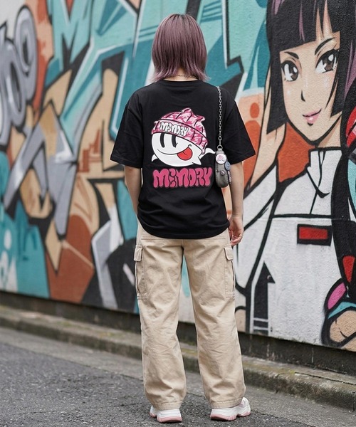 #MEMORY(メモリー)の「【MEMORY】オバケ ヘビーウェイトTシャツ / Ghost Heavyweight T-Shirt(Tシャツ/カットソー・メンズ・ホワイト/ブラック系1/ブラック系2・M/L/XL)」の16枚目の写真