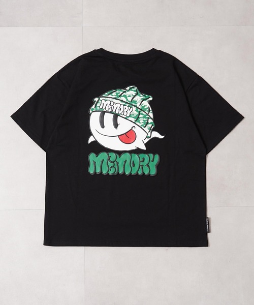 #MEMORY(メモリー)の「【MEMORY】オバケ ヘビーウェイトTシャツ / Ghost Heavyweight T-Shirt(Tシャツ/カットソー・メンズ・ホワイト/ブラック系1/ブラック系2・M/L/XL)」の18枚目の写真