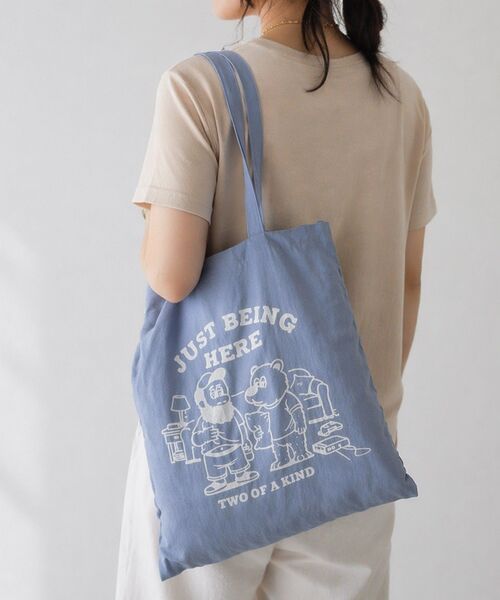 CRAFT STANDARD BOUTIQUE（クラフトスタンダードブティック）の「【WANDER ANIMALS】トートバッグ（トートバッグ・レディース・ブラック/グレー/ピンク/イエロー・FREE）」の3枚目の写真