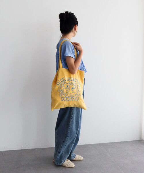 CRAFT STANDARD BOUTIQUE（クラフトスタンダードブティック）の「【WANDER ANIMALS】トートバッグ（トートバッグ・レディース・ブラック/グレー/ピンク/イエロー・FREE）」の8枚目の写真