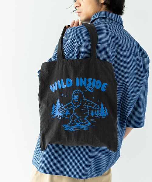 CRAFT STANDARD BOUTIQUE（クラフトスタンダードブティック）の「【WANDER ANIMALS】トートバッグ（トートバッグ・レディース・ブラック/グレー/ピンク/イエロー・FREE）」の13枚目の写真