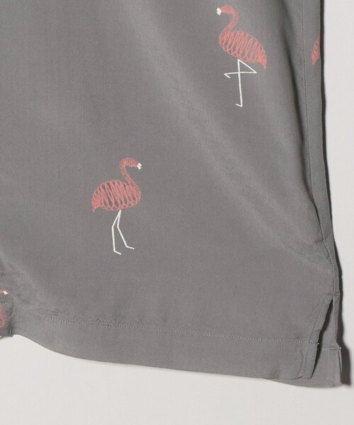 TOWN(タウン)の「<TOWN>FLAMINGO オープンカラー シャツ(シャツ/ブラウス・メンズ・グレー系/ブラック・M/XL/S/L)」の16枚目の写真