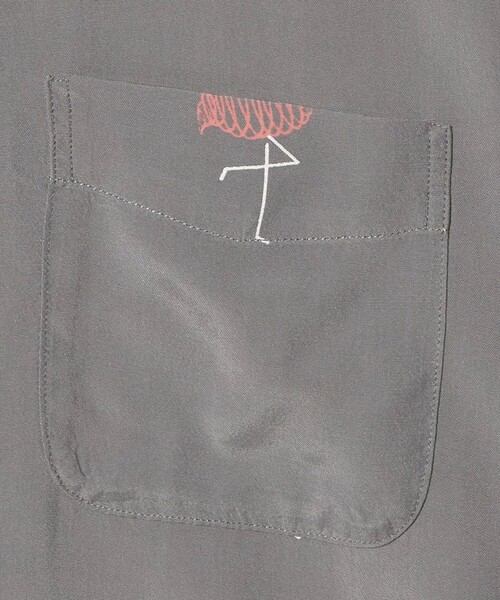 TOWN(タウン)の「<TOWN>FLAMINGO オープンカラー シャツ(シャツ/ブラウス・メンズ・グレー系/ブラック・M/XL/S/L)」の17枚目の写真