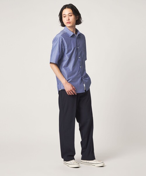 A DAY IN THE LIFE UNITED ARROWS(アデイインザライフユナイテッドアローズ)の「ブルーパターン リラックス レギュラーカラーシャツ<A DAY IN THE LIFE>(シャツ/ブラウス・メンズ・コバルトブルー/その他1/その他2・M/L)」の8枚目の写真