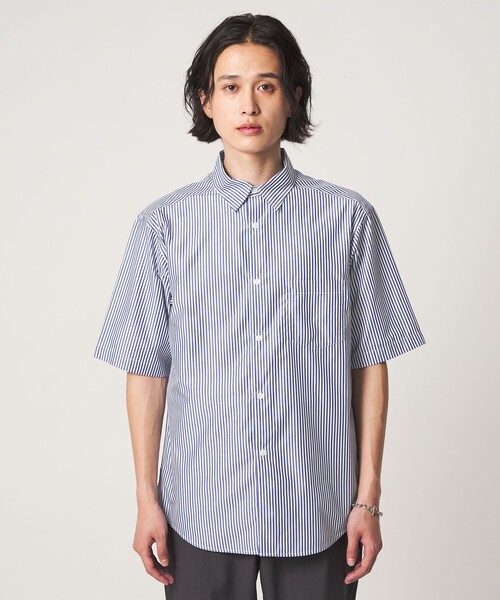 A DAY IN THE LIFE UNITED ARROWS(アデイインザライフユナイテッドアローズ)の「ブルーパターン リラックス レギュラーカラーシャツ<A DAY IN THE LIFE>(シャツ/ブラウス・メンズ・コバルトブルー/その他1/その他2・M/L)」の10枚目の写真