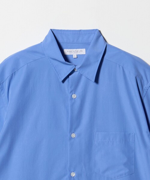 A DAY IN THE LIFE UNITED ARROWS(アデイインザライフユナイテッドアローズ)の「ブルーパターン リラックス レギュラーカラーシャツ<A DAY IN THE LIFE>(シャツ/ブラウス・メンズ・コバルトブルー/その他1/その他2・M/L)」の14枚目の写真
