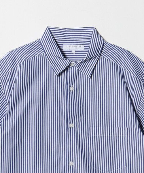 A DAY IN THE LIFE UNITED ARROWS(アデイインザライフユナイテッドアローズ)の「ブルーパターン リラックス レギュラーカラーシャツ<A DAY IN THE LIFE>(シャツ/ブラウス・メンズ・コバルトブルー/その他1/その他2・M/L)」の21枚目の写真