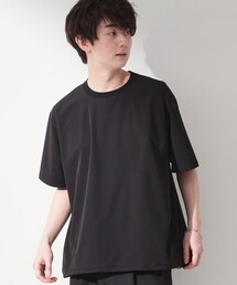 THE SHOP TK  | 【KURO】 ポリバレント ドローコード付き 半袖Tシャツ 接触冷感/UVカット/洗濯機OK(Tシャツ/カットソー)