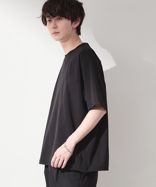THE SHOP TK (ザ ショップ ティーケー )の「【KURO】 ポリバレント ドローコード付き 半袖Tシャツ 接触冷感/UVカット/洗濯機OK(Tシャツ/カットソー・メンズ・ブラック・01/02/03/04)」の11枚目の写真