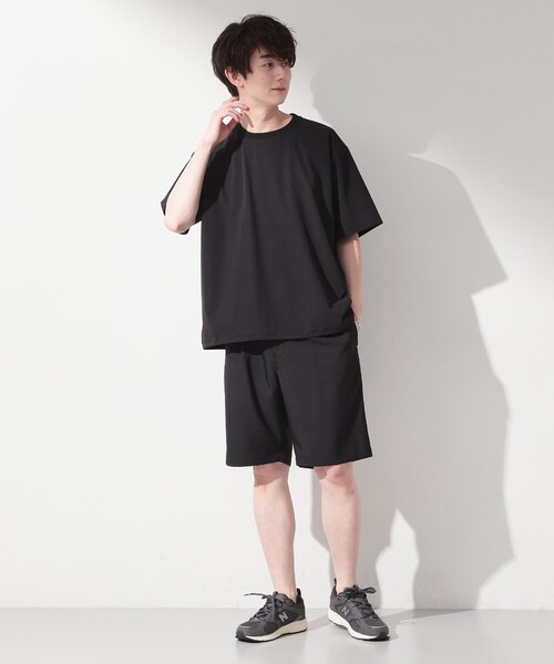 THE SHOP TK (ザ ショップ ティーケー )の「【KURO】 ポリバレント ドローコード付き 半袖Tシャツ 接触冷感/UVカット/洗濯機OK(Tシャツ/カットソー・メンズ・ブラック・01/02/03/04)」の12枚目の写真