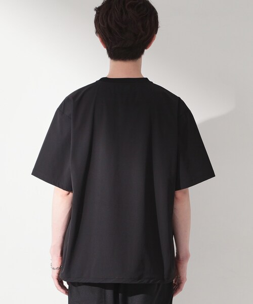 THE SHOP TK (ザ ショップ ティーケー )の「【KURO】 ポリバレント ドローコード付き 半袖Tシャツ 接触冷感/UVカット/洗濯機OK(Tシャツ/カットソー・メンズ・ブラック・01/02/03/04)」の5枚目の写真