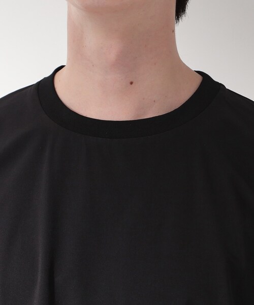 THE SHOP TK (ザ ショップ ティーケー )の「【KURO】 ポリバレント ドローコード付き 半袖Tシャツ 接触冷感/UVカット/洗濯機OK(Tシャツ/カットソー・メンズ・ブラック・01/02/03/04)」の6枚目の写真