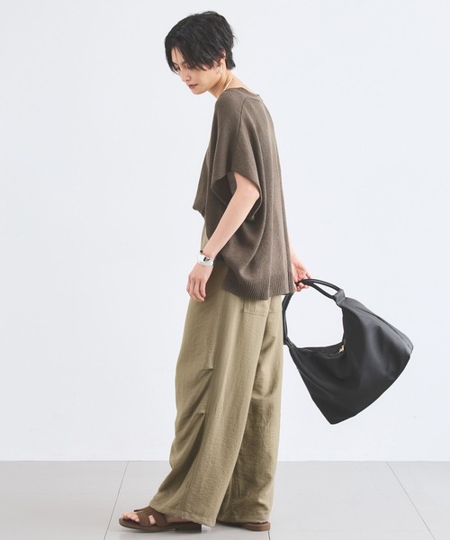 BARNYARDSTORM(バンヤードストーム)の「BARNYARDSTORM / フィラメントツイルカーゴパンツ / マシンウォッシャブル【JAPAN FABRIC】(その他パンツ・レディース・カーキ/ベージュ/チャコールグレー・M/S)」の12枚目の写真