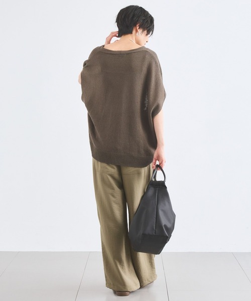 BARNYARDSTORM(バンヤードストーム)の「BARNYARDSTORM / フィラメントツイルカーゴパンツ / マシンウォッシャブル【JAPAN FABRIC】(その他パンツ・レディース・カーキ/ベージュ/チャコールグレー・M/S)」の13枚目の写真