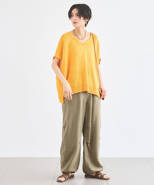 BARNYARDSTORM(バンヤードストーム)の「BARNYARDSTORM / フィラメントツイルカーゴパンツ / マシンウォッシャブル【JAPAN FABRIC】(その他パンツ・レディース・カーキ/ベージュ/チャコールグレー・M/S)」の22枚目の写真