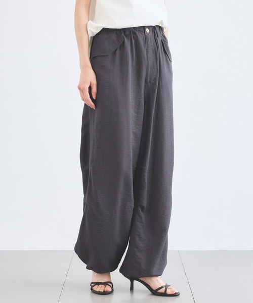 BARNYARDSTORM(バンヤードストーム)の「BARNYARDSTORM / フィラメントツイルカーゴパンツ / マシンウォッシャブル【JAPAN FABRIC】(その他パンツ・レディース・カーキ/ベージュ/チャコールグレー・M/S)」の14枚目の写真