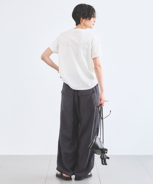 BARNYARDSTORM(バンヤードストーム)の「BARNYARDSTORM / フィラメントツイルカーゴパンツ / マシンウォッシャブル【JAPAN FABRIC】(その他パンツ・レディース・カーキ/ベージュ/チャコールグレー・M/S)」の17枚目の写真