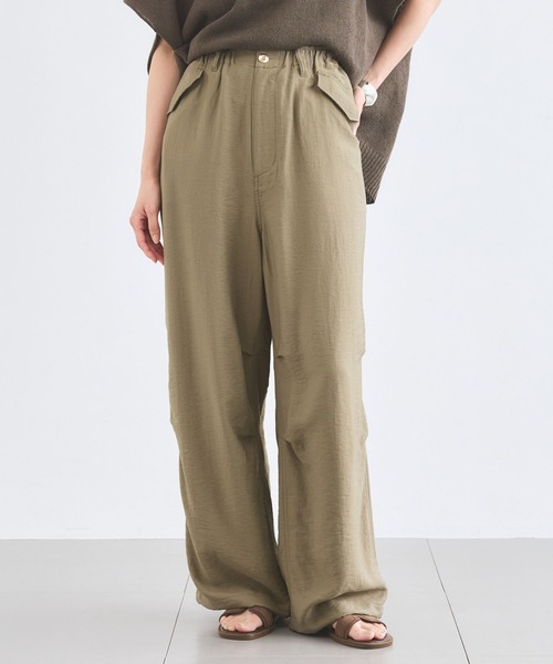 BARNYARDSTORM(バンヤードストーム)の「BARNYARDSTORM / フィラメントツイルカーゴパンツ / マシンウォッシャブル【JAPAN FABRIC】(その他パンツ・レディース・カーキ/ベージュ/チャコールグレー・M/S)」の19枚目の写真