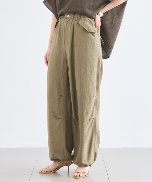 BARNYARDSTORM(バンヤードストーム)の「BARNYARDSTORM / フィラメントツイルカーゴパンツ / マシンウォッシャブル【JAPAN FABRIC】(その他パンツ・レディース・カーキ/ベージュ/チャコールグレー・M/S)」の20枚目の写真