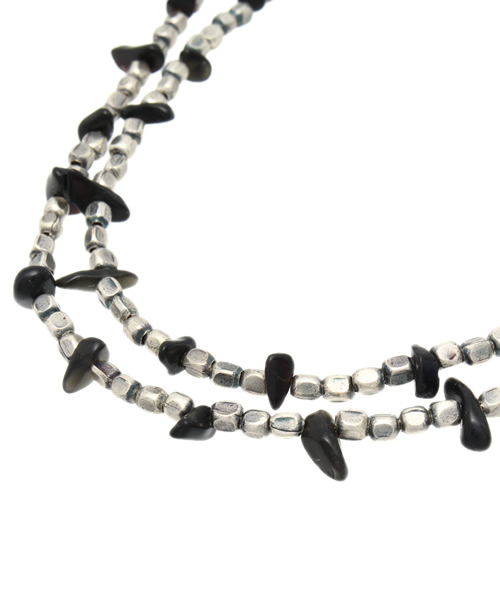 Hawk Company（ホークカンパニー）の「NECKLACE（ネックレス・メンズ・ブラック/ターコイズブルー・ONE SIZE）」の3枚目の写真