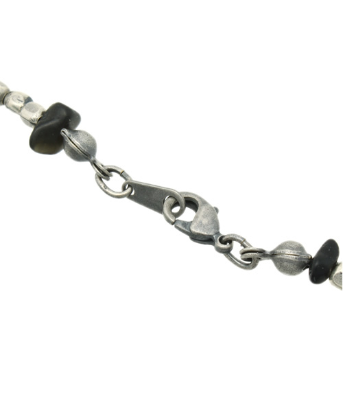 Hawk Company（ホークカンパニー）の「NECKLACE（ネックレス・メンズ・ブラック/ターコイズブルー・ONE SIZE）」の4枚目の写真