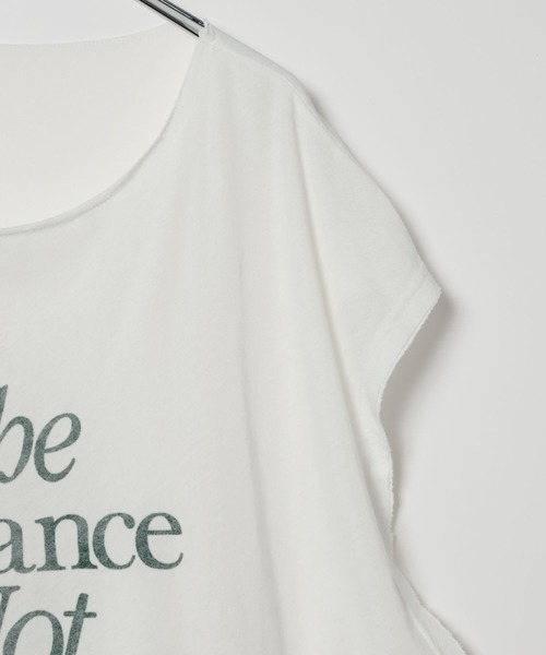 BAYFLOW（ベイフロー）の「[涼しい薄手素材]シアーピグメントノースリーブ T（Tシャツ/カットソー・レディース・カーキ/オフホワイト/チャコール・FREE）」の13枚目の写真