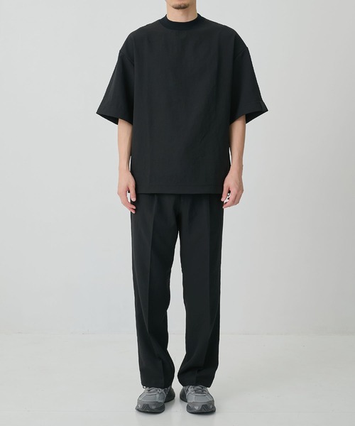 N.HOOLYWOOD(N.ハリウッド)の「【N.HOOLYWOOD/エヌハリウッド】別注2265-PT06-010 NATSU NO WIDE TAPERED EASY PANTS(スラックス・メンズ・ブラック・36/38/40)」の4枚目の写真