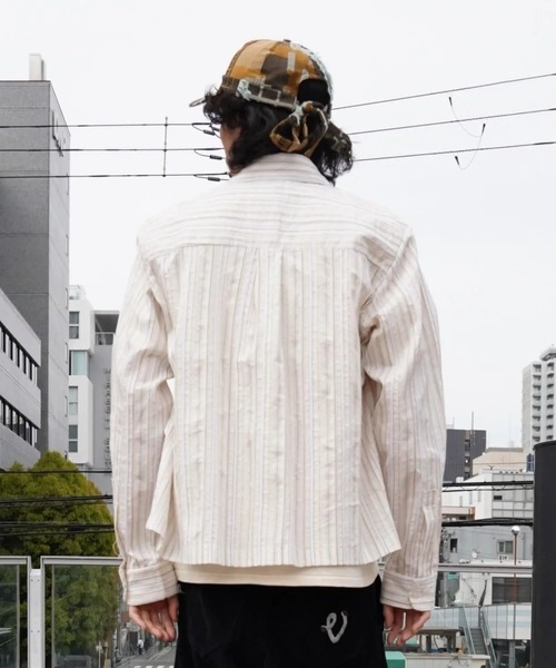 CAMIEL FORTGENS(カミエル フォートへンス)の「【CAMIEL FORTGENS】 BASIC SHIRT(シャツ/ブラウス・メンズ・ストライプ・X-LARGE/MEDIUM)」の2枚目の写真