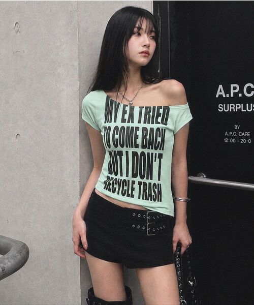 Midnight Move(ミッドナイトムーブ)の「ss ex t (mint)(Tシャツ/カットソー・レディース・その他・FREE)」の3枚目の写真