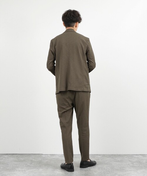 NOLLEY’S(ノーリーズ)の「《ビジカジ/セットアップ対応》Primeflex 吸水速乾 メランジ鹿の子ストレッチイージーPT 26SS(その他パンツ・メンズ・ブラウン/グレー/ネイビー・XL/L/M/S)」の9枚目の写真