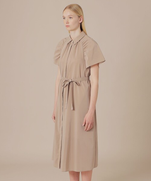 MACKINTOSH LONDON（マッキントッシュ ロンドン）の「コットンポリエステルワンピース（ワンピース・レディース・ベージュ/ブラック・38）」の7枚目の写真