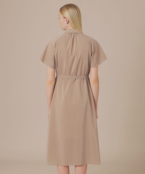 MACKINTOSH LONDON（マッキントッシュ ロンドン）の「コットンポリエステルワンピース（ワンピース・レディース・ベージュ/ブラック・38）」の8枚目の写真