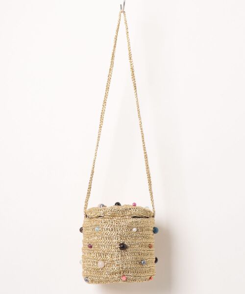 ADAM ET ROPE'（アダムエロペ）の「SURYO  BATU BAG（トートバッグ・レディース・ゴールド・FREE）」の5枚目の写真
