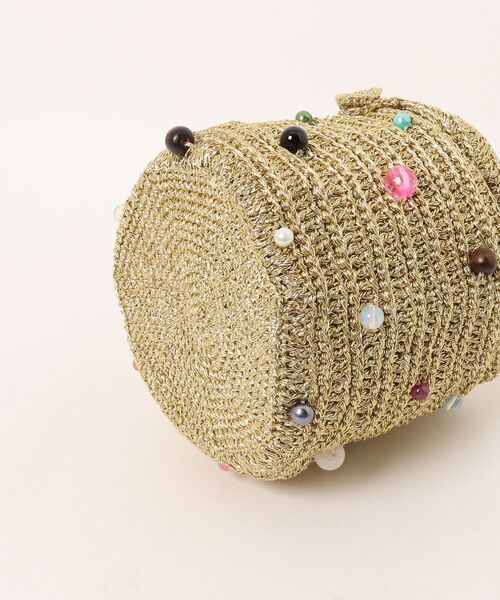 ADAM ET ROPE'（アダムエロペ）の「SURYO  BATU BAG（トートバッグ・レディース・ゴールド・FREE）」の4枚目の写真