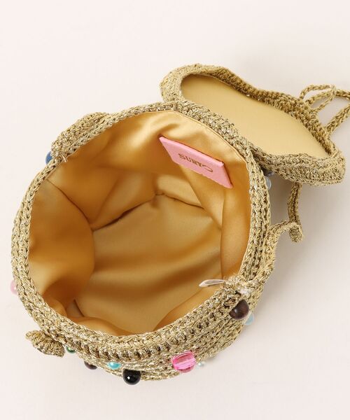 ADAM ET ROPE'（アダムエロペ）の「SURYO  BATU BAG（トートバッグ・レディース・ゴールド・FREE）」の3枚目の写真