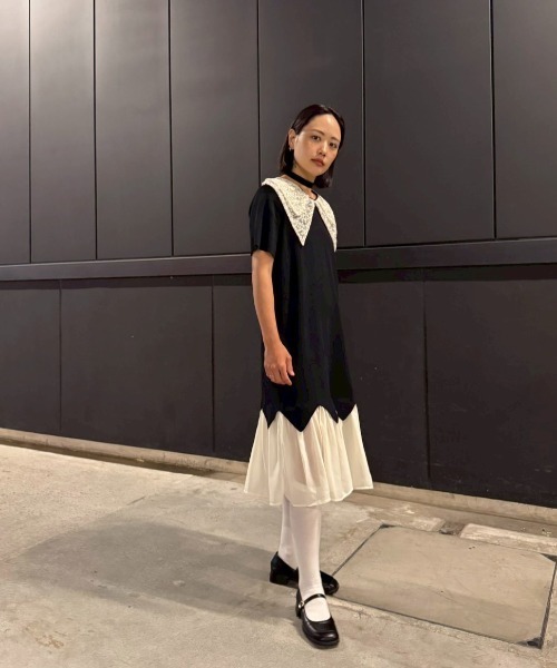 AMAIL(アマイル)の「Lace Collar Dress(ワンピース・レディース・ブラック・FREE)」の13枚目の写真