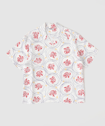 SUN SURF / サンサーフ "DRAGON GRID"S/S RAYON HAWAIAN SHIRT