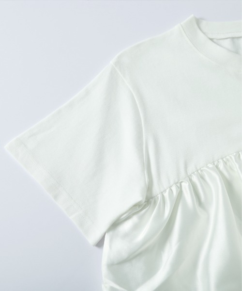 AMELY（エミリー）の「フリル×ドットパンツセットアップ（セットアップ・レディース・グレー系その他/ホワイト×ネイビー・M/L）」の18枚目の写真