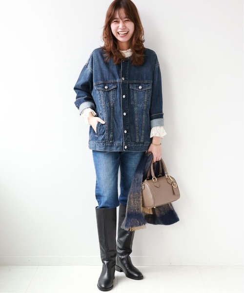 JOURNAL STANDARD relume(ジャーナルスタンダード レリューム)の「《WEB限定追加3》デニムジャケット(デニムジャケット・レディース・ネイビー/ブルー・FREE)」の21枚目の写真