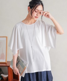 n'OrLABEL | 【機能素材】『ひんやり変形スリーブ【冷感】カットソー』(Tシャツ/カットソー)