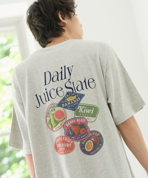 PBLIM(ページボーイリム)の「《UNISEX》フルーツステッカーT / 刺繍デザイン(Tシャツ/カットソー・レディース・オフホワイト/グレー/ブラック・FREE)」の21枚目の写真