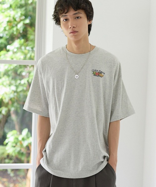 PBLIM(ページボーイリム)の「《UNISEX》フルーツステッカーT / 刺繍デザイン(Tシャツ/カットソー・レディース・オフホワイト/グレー/ブラック・FREE)」の22枚目の写真