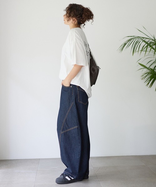 PBLIM(ページボーイリム)の「《UNISEX》フルーツステッカーT / 刺繍デザイン(Tシャツ/カットソー・レディース・オフホワイト/グレー/ブラック・FREE)」の10枚目の写真
