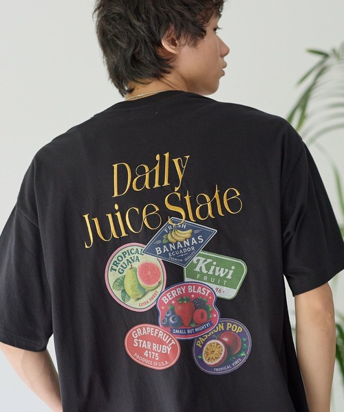 PBLIM(ページボーイリム)の「《UNISEX》フルーツステッカーT / 刺繍デザイン(Tシャツ/カットソー・レディース・オフホワイト/グレー/ブラック・FREE)」の15枚目の写真