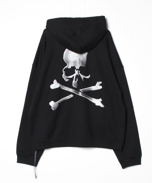 mastermind JAPAN(マスターマインド)の「BOXY METALLIC SKULL HOODIE(パーカー・メンズ・ピンク/イエロー/ブラック・XL)」の4枚目の写真